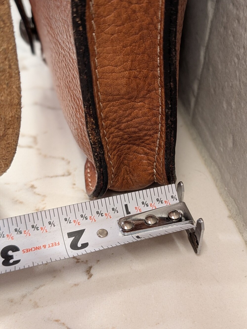 Patricia Nash Crossbody Bag - EUC - Brown 8.5x10x2 Inches - Picture 7 of 12